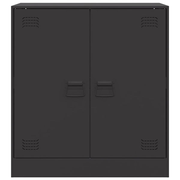 Schwarzes Stahl Sideboard 67 cm