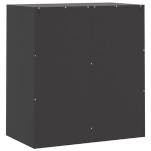 Schwarzes Stahl Sideboard 67 cm