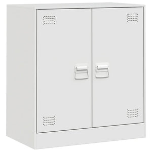 Weißes Stahl Sideboard 67 cm