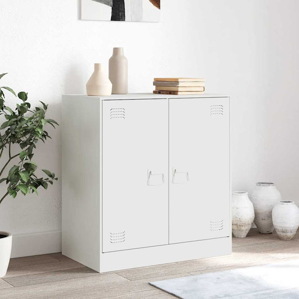 Weißes Stahl Sideboard 67 cm