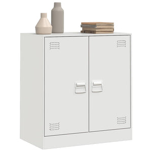 Weißes Stahl Sideboard 67 cm