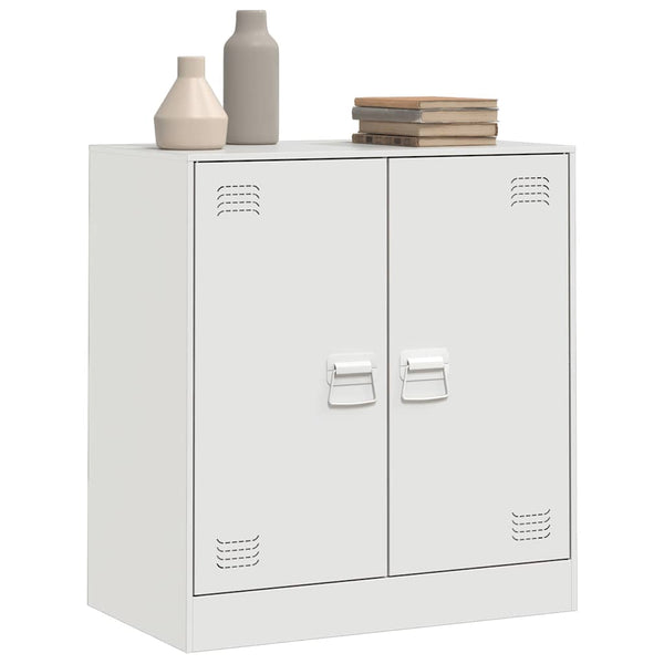 Weißes Stahl Sideboard 67 cm