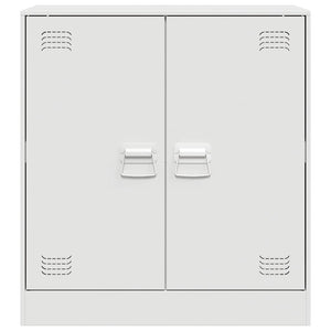 Weißes Stahl Sideboard 67 cm