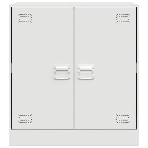 Weißes Stahl Sideboard 67 cm
