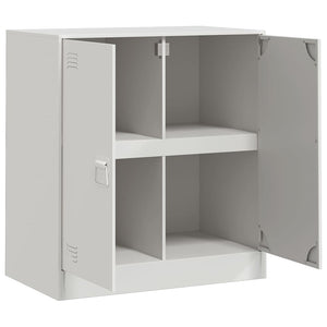 Weißes Stahl Sideboard 67 cm