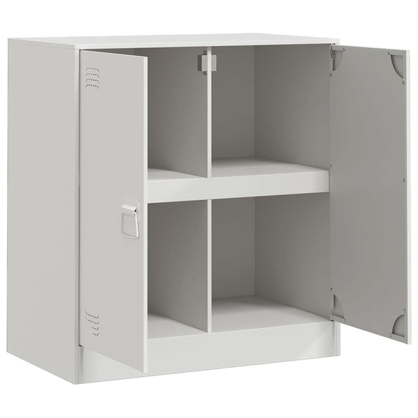 Weißes Stahl Sideboard 67 cm