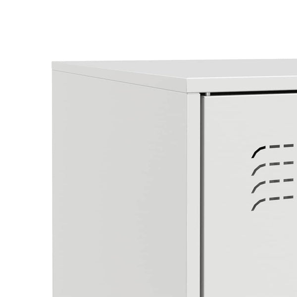 Weißes Stahl Sideboard 67 cm