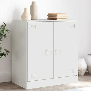 Weißes Stahl Sideboard 67 cm
