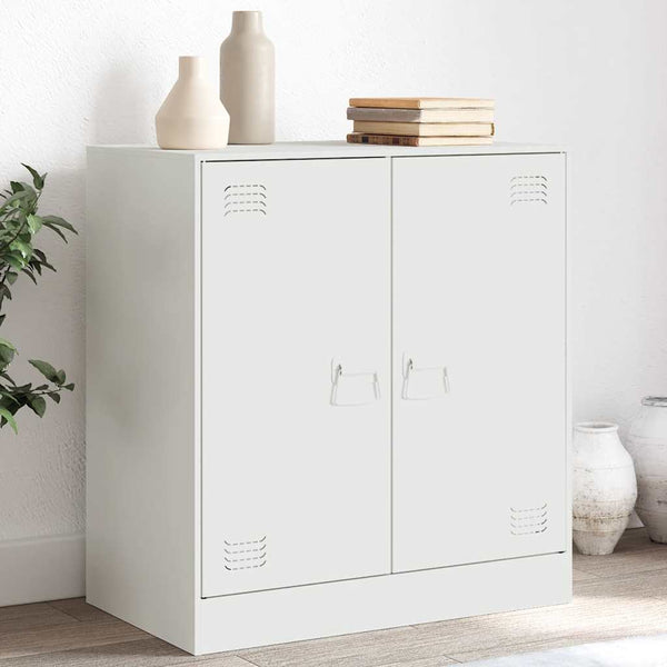 Weißes Stahl Sideboard 67 cm