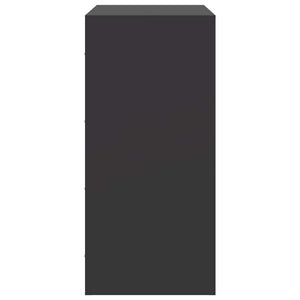Schwarzes Stahl Sideboard 67x39x83 cm