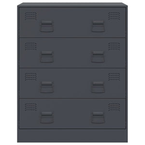 Sideboard Anthrazit 67x39x83 cm Stahl