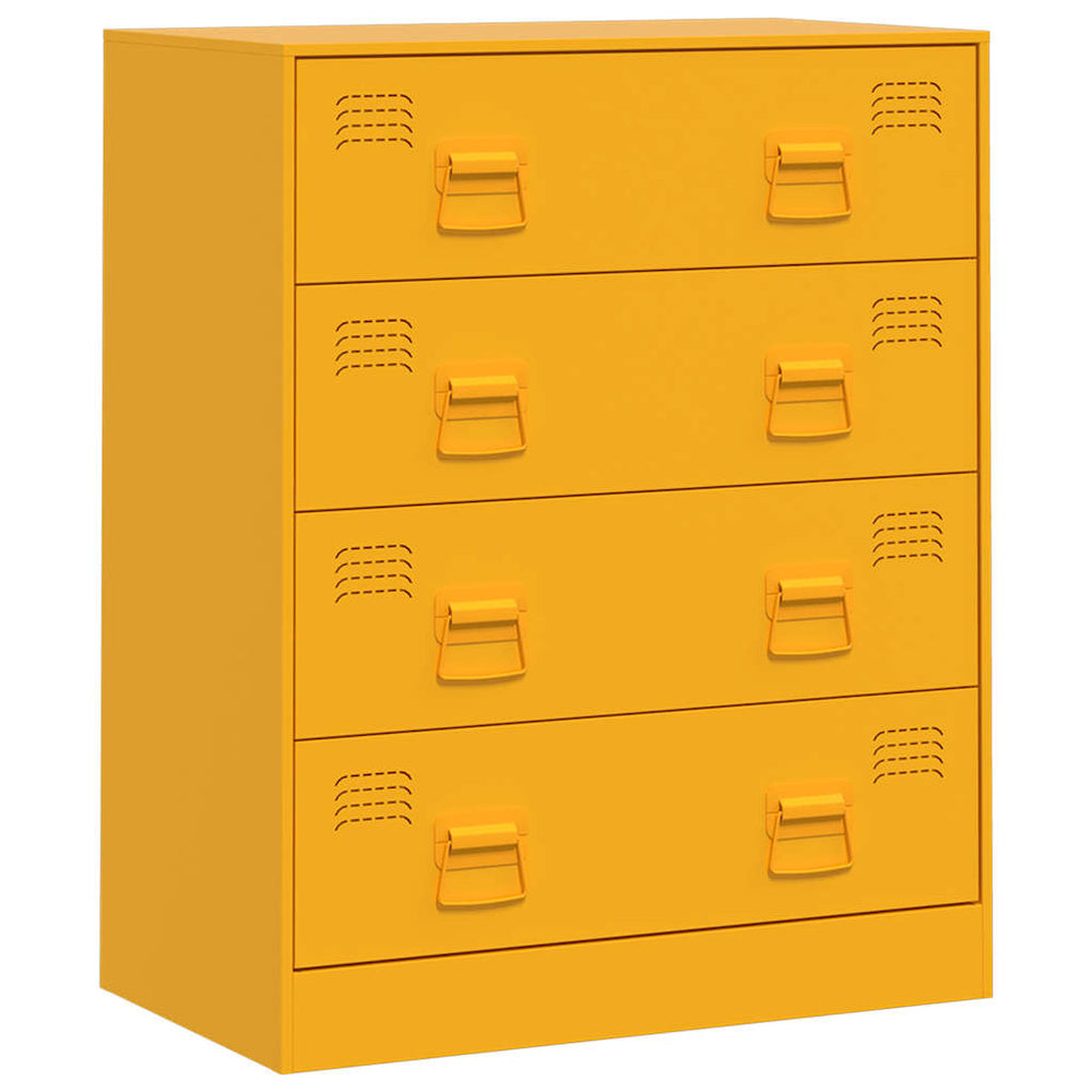 Senfgelbes Sideboard 67x39x83cm
