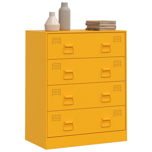 Senfgelbes Sideboard 67x39x83cm