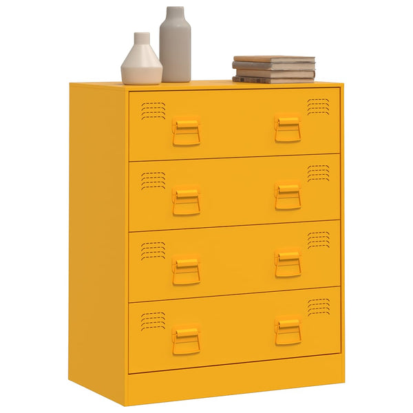 Senfgelbes Sideboard 67x39x83cm