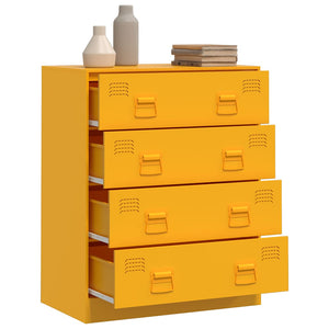 Senfgelbes Sideboard 67x39x83cm