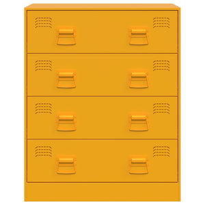Senfgelbes Sideboard 67x39x83cm