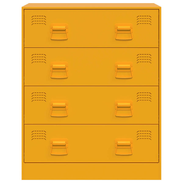Senfgelbes Sideboard 67x39x83cm