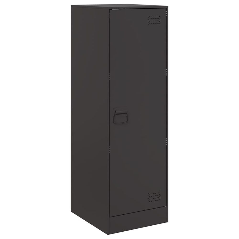 Schwarzes Stahl Sideboard 34,5x39x107 cm