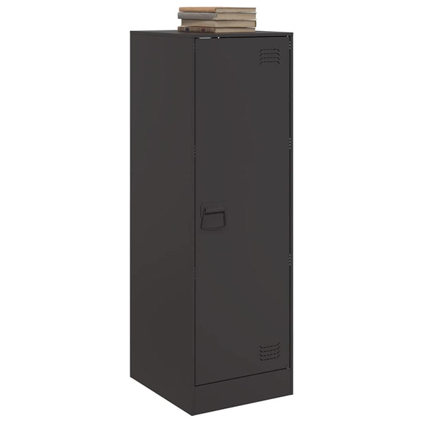 Schwarzes Stahl Sideboard 34,5x39x107 cm
