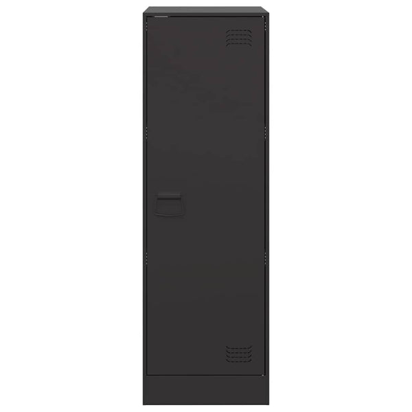 Schwarzes Stahl Sideboard 34,5x39x107 cm