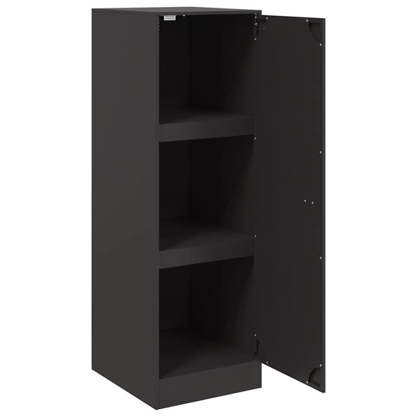 Schwarzes Stahl Sideboard 34,5x39x107 cm