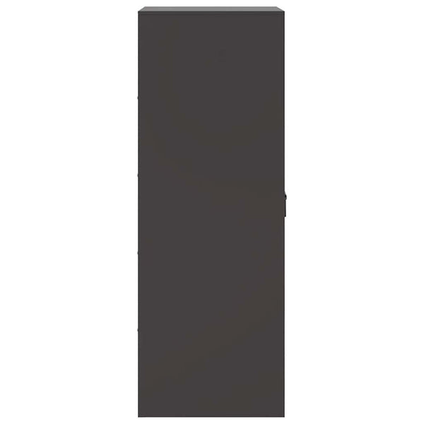 Schwarzes Stahl Sideboard 34,5x39x107 cm