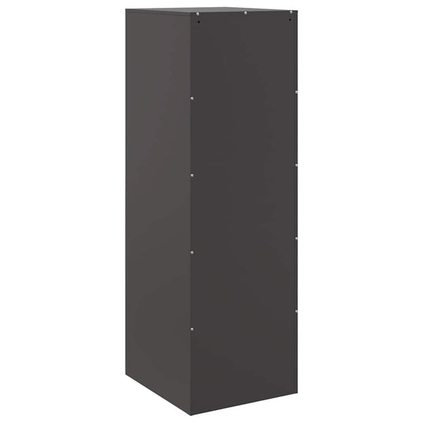 Schwarzes Stahl Sideboard 34,5x39x107 cm