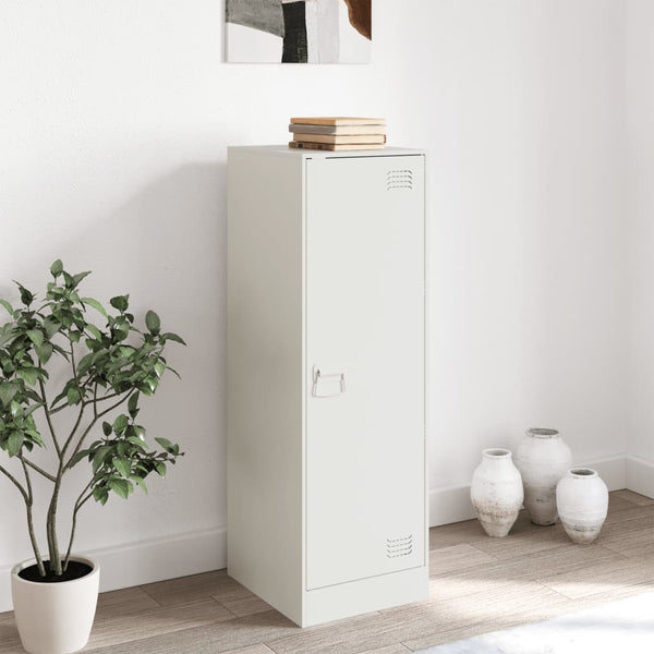Weißes Sideboard Stahl 34,5x39x107 cm