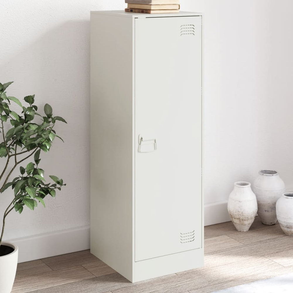 Weißes Sideboard Stahl 34,5x39x107 cm