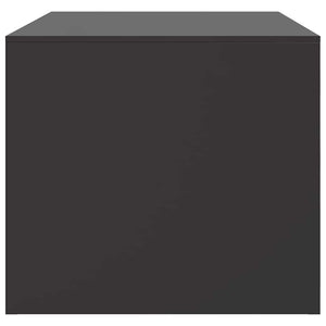 Schwarzer Couchtisch Stahl 67x50x44 cm