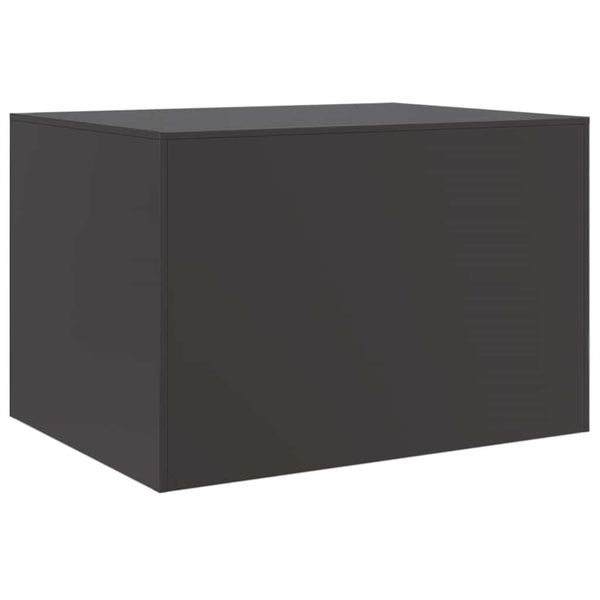 Schwarzer Couchtisch Stahl 67x50x44 cm