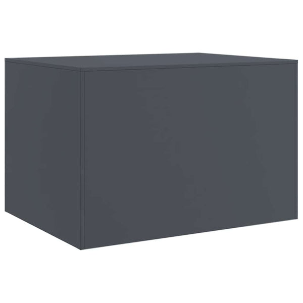 Anthrazit Couchtisch Stahl 67x50 cm