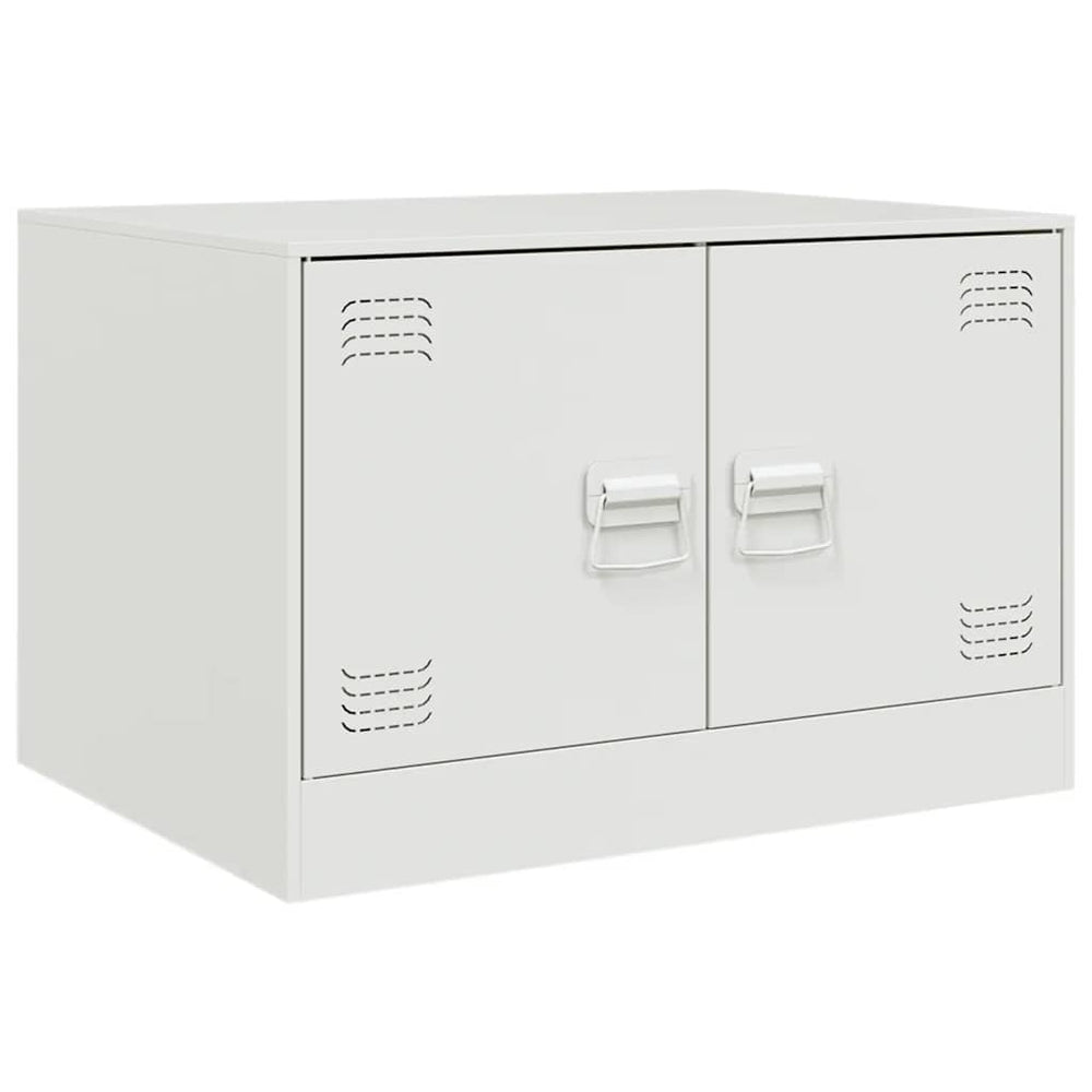 vidaXL Coffee Table White 67x50x44 cm Steel
