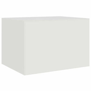 Weißer Couchtisch 67x50 cm Stahl