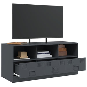 Anthrazit TV-Schrank aus Stahl, 99 cm