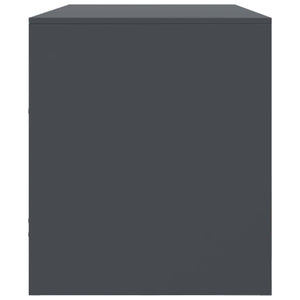 Anthrazit TV-Schrank aus Stahl, 99 cm