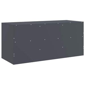 Anthrazit TV-Schrank aus Stahl, 99 cm