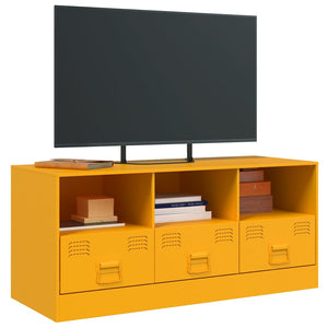 TV-Schrank Senfgelb Stahl 99 cm