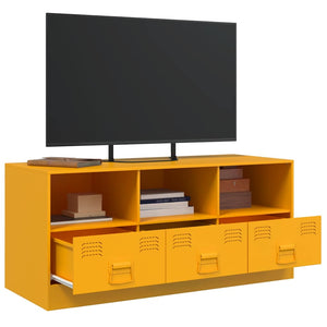 TV-Schrank Senfgelb Stahl 99 cm