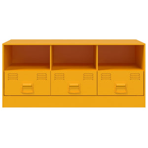 TV-Schrank Senfgelb Stahl 99 cm