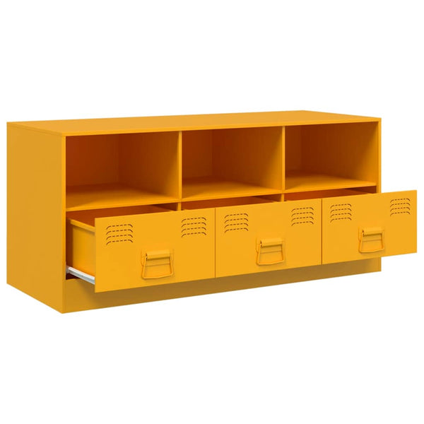 TV-Schrank Senfgelb Stahl 99 cm