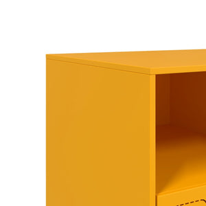 TV-Schrank Senfgelb Stahl 99 cm