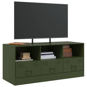 TV-Schrank Olivgrün Stahl 99cm