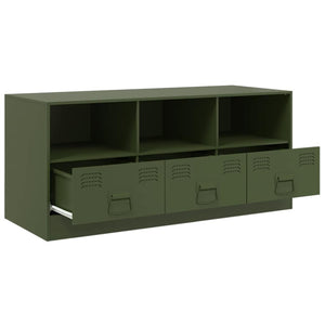 TV-Schrank Olivgrün Stahl 99cm