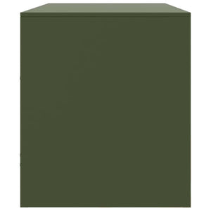 TV-Schrank Olivgrün Stahl 99cm