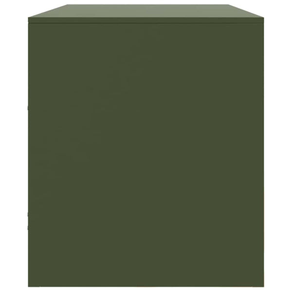 TV-Schrank Olivgrün Stahl 99cm