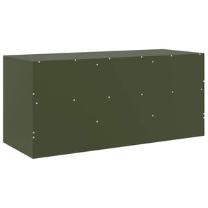 TV-Schrank Olivgrün Stahl 99cm