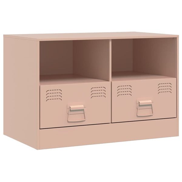 Rosa TV-Schrank Stahl 67x39x44cm
