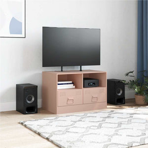 Rosa TV-Schrank Stahl 67x39x44cm