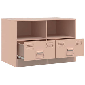 Rosa TV-Schrank Stahl 67x39x44cm